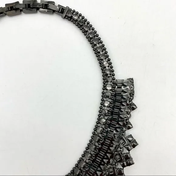 Stella & Dot Hematite Palladian Necklace - Picture 9 of 16